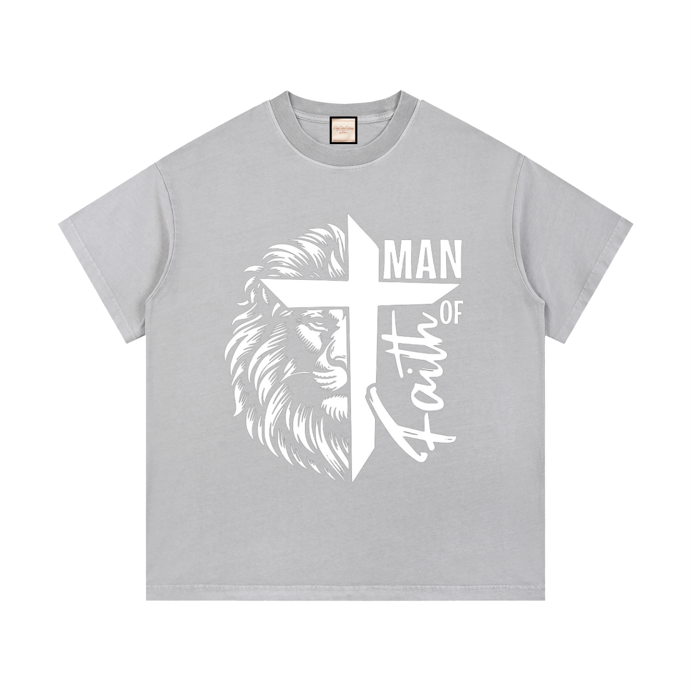 Man of Faith|Vintage Wash Cotton T-Shirt