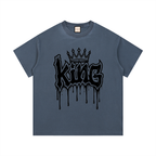 King Drip|Vintage Wash Cotton T-Shirt