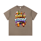 Fuck It Friday|Vintage Wash Cotton T-Shirt