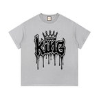 King Drip|Vintage Wash Cotton T-Shirt