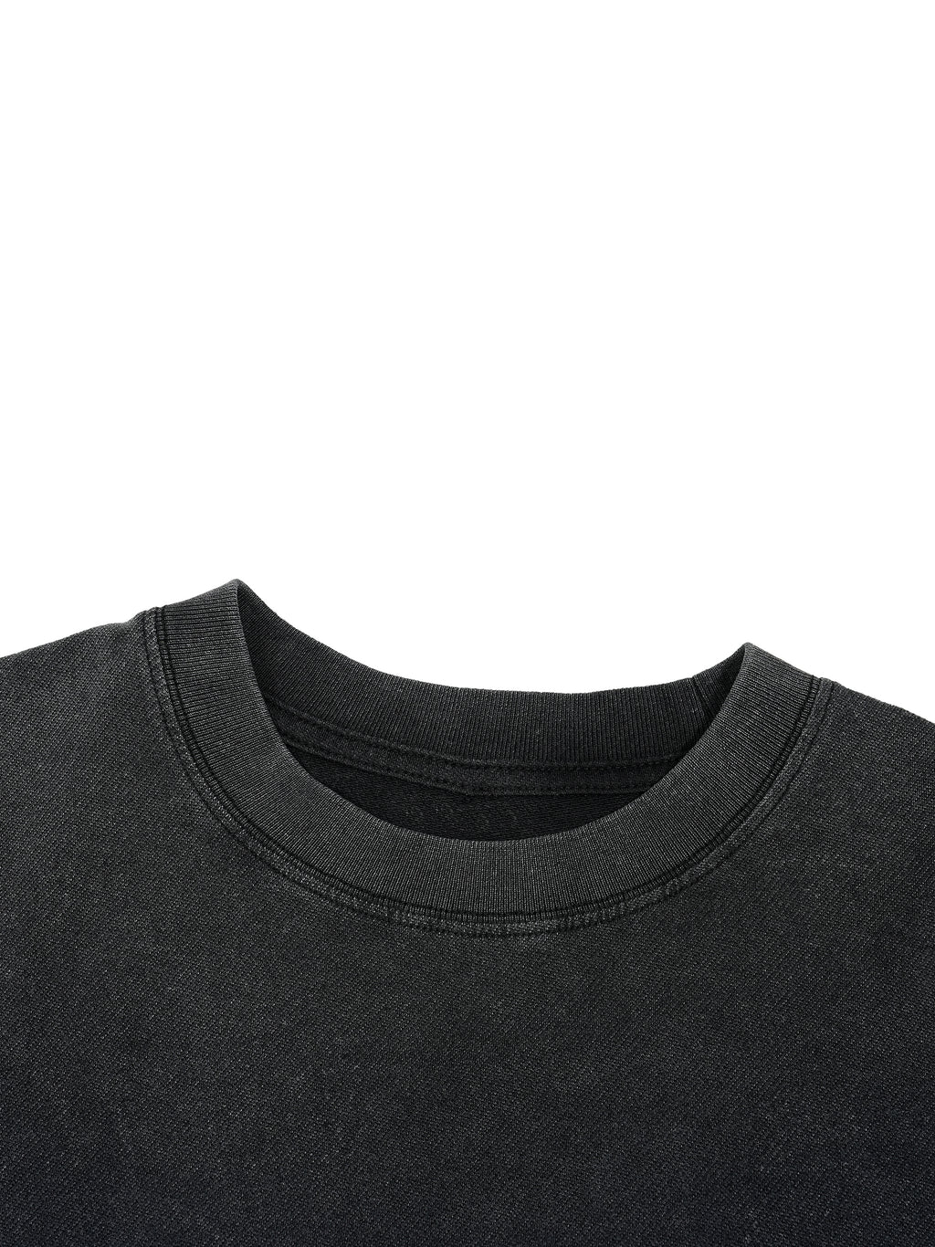 Iconic|Vintage Wash Boxy Distressed Hem T-Shirt