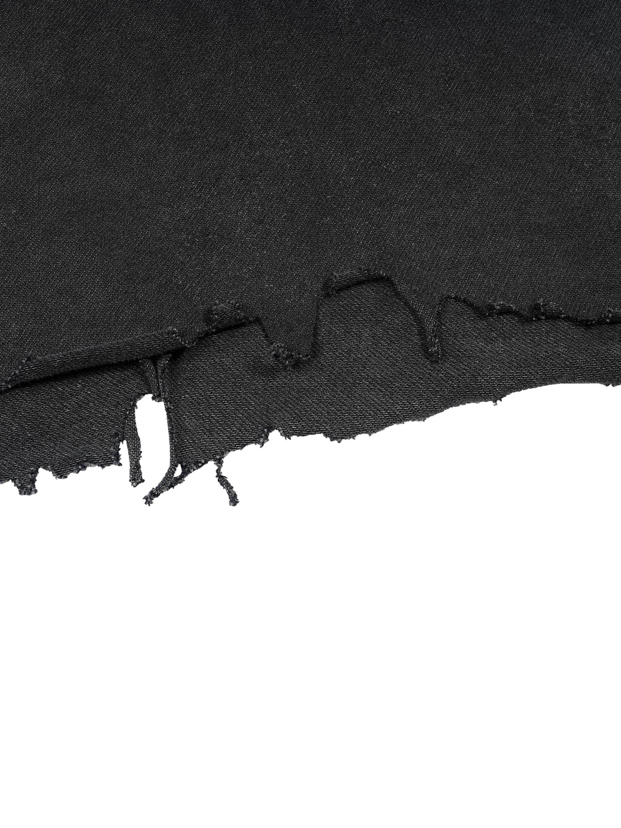 Iconic|Vintage Wash Boxy Distressed Hem T-Shirt
