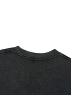 Iconic|Vintage Wash Boxy Distressed Hem T-Shirt